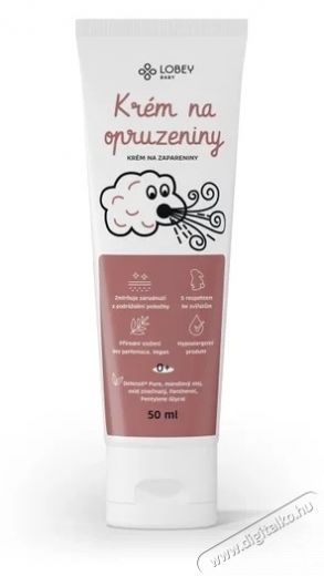 LOBEY Pelenkaki&uuml;t&eacute;s elleni kr&eacute;m, 50 ml Sz&eacute;ps&eacute;g&aacute;pol&aacute;s / Eg&eacute;szs&eacute;g - Baba mama term&eacute;k - Egy&eacute;b baba mama term&eacute;k - 537911