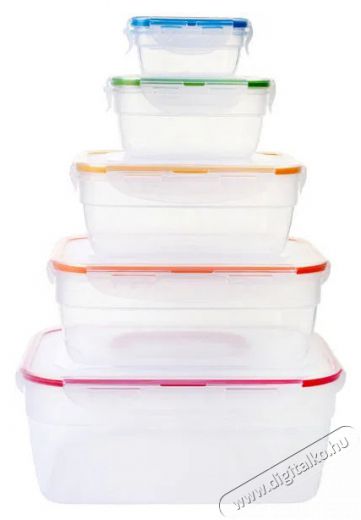 LocknLock 5 darabos készlet, téglalap Konyhai termékek - Edény - Ételtároló - 529722