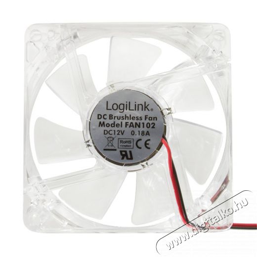 LogiLink FAN102 80x80x25mm ventilátor Iroda és számítástechnika - Egyéb számítástechnikai termék - 326090