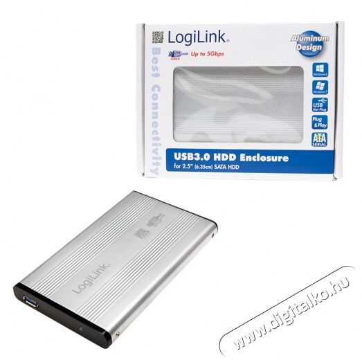 LogiLink UA0106A Szuper gyors USB 3.0 alumínium HDD ház, 2,5 SATA HDD-hez Egyéb - Nem forgalmazzuk ! - 326114
