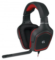 Logitech G230 (981-000540) Gamer headset - fekete/piros Audio-Video / Hifi / Multimédia - Fül és Fejhallgatók - Fejhallgató mikrofonnal / headset - 322285