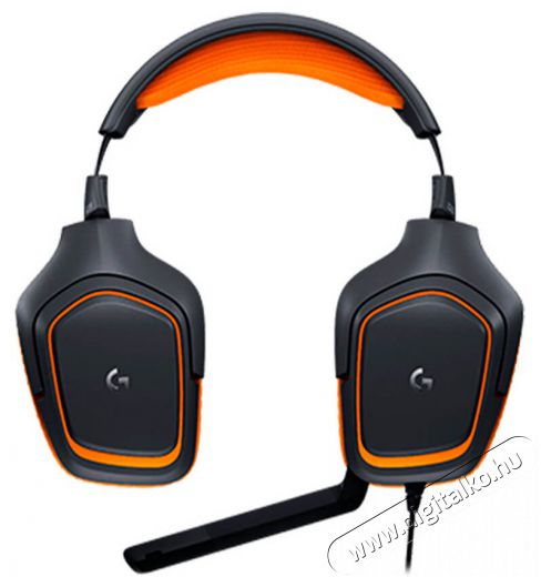 Logitech G231 Prodigy (981-000627) Gamer headset - fekete/narancs Audio-Video / Hifi / Multimédia - Fül és Fejhallgatók - Fejhallgató mikrofonnal / headset - 322289