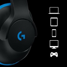 Logitech G233 Prodigy Gamer headset (981-000703) Audio-Video / Hifi / Multimédia - Fül és Fejhallgatók - Fejhallgató mikrofonnal / headset - 332686