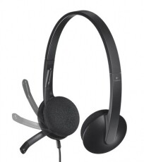 Logitech H340 USB vezetékes headset (981-000475) Audio-Video / Hifi / Multimédia - Fül és Fejhallgatók - Fejhallgató mikrofonnal / headset - 321780