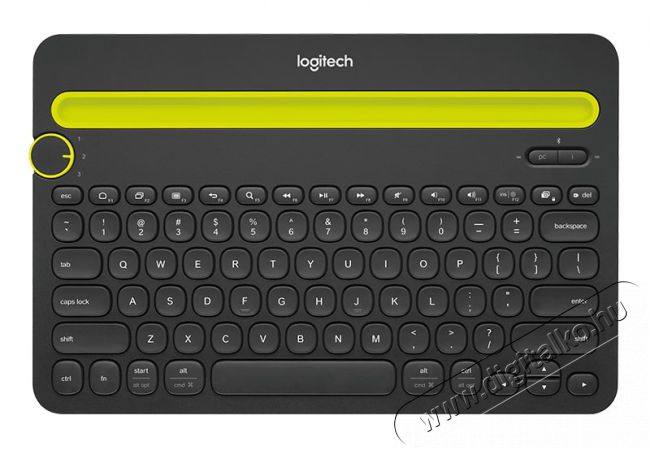 Logitech K480 Multi-device Bluetooth billentyűzet US - fekete  Újdonságok - Új termékek - 321786