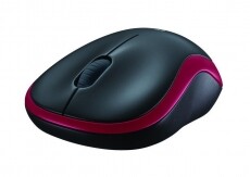 Logitech M185R (910-002240) vezeték nélküli egér - piros Iroda és számítástechnika - Egér - Vezeték nélküli egér - 322040