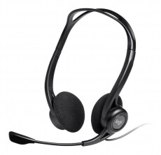 Logitech PC960 USB vezetékes headset Audio-Video / Hifi / Multimédia - Fül és Fejhallgatók - Fülhallgató mikrofonnal / headset - 339621