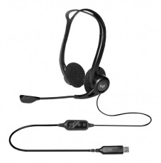 Logitech PC960 USB vezetékes headset Audio-Video / Hifi / Multimédia - Fül és Fejhallgatók - Fülhallgató mikrofonnal / headset - 339621