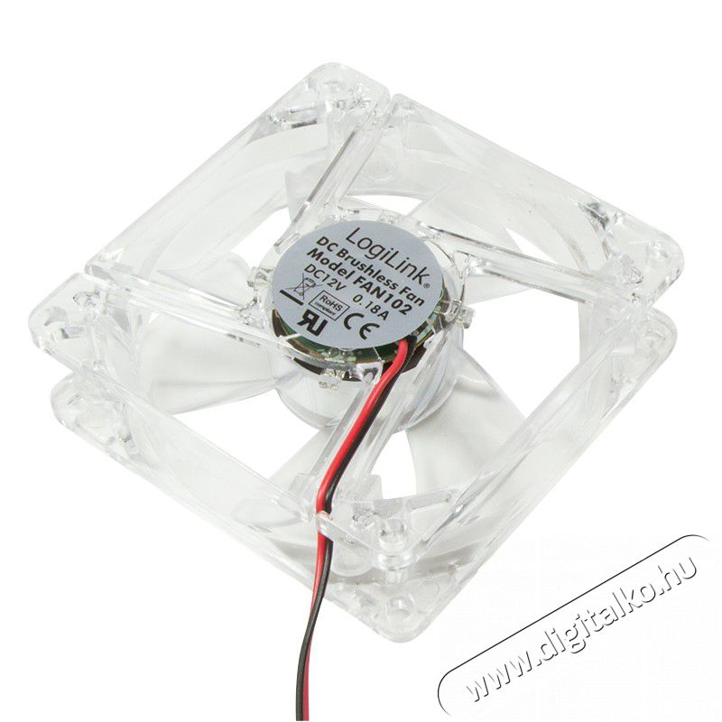 LogiLink FAN102 80x80x25mm ventilátor Iroda és számítástechnika - Egyéb számítástechnikai termék - 326090