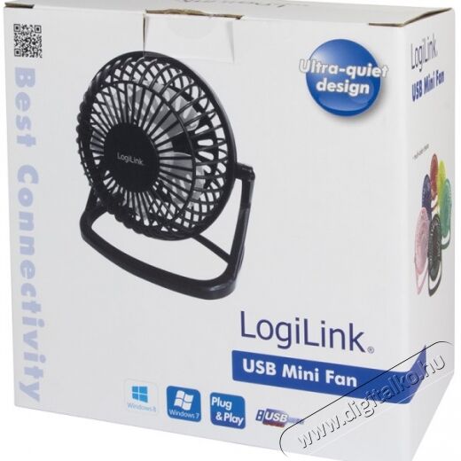 LogiLink UA0192 USB-s asztali ventilátor Iroda és számítástechnika - Notebook kiegészítő - USB ventilátor - 326119
