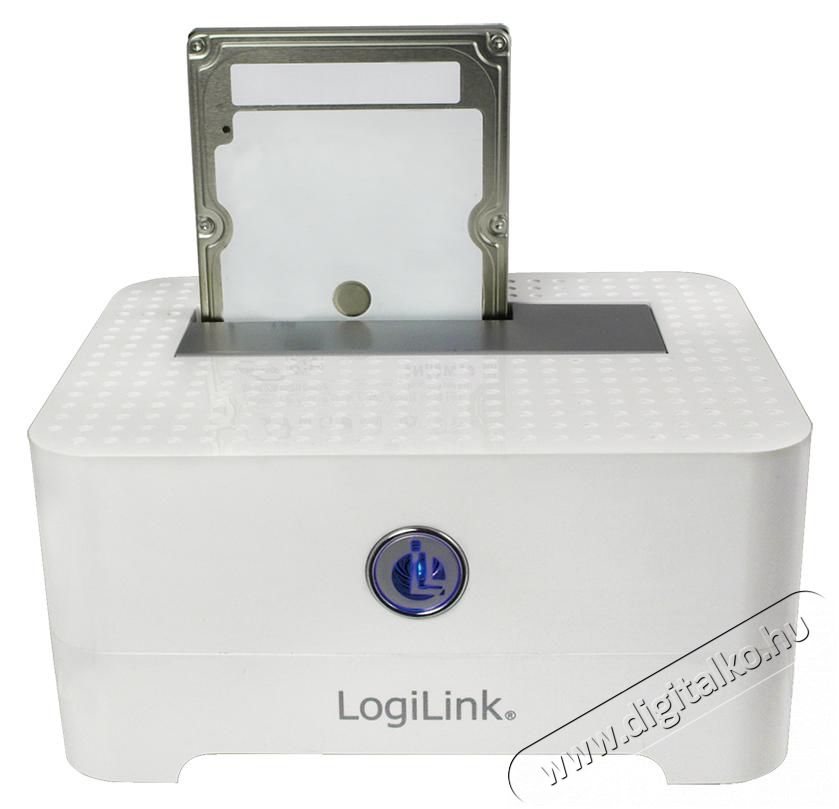 LogiLink QP0015 USB 2.0-ás dokkoló 2,5/3,5 SATA merevlemezekhez (fehér) Újdonságok - Új termékek - 326100