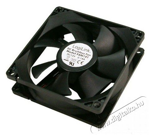 LogiLink FAN101 Ventilátor 80x80x25mm fekete Iroda és számítástechnika - Egyéb számítástechnikai termék - 326089