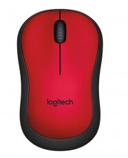 Logitech M220 Silent vezeték néküli egér (910-004880) - piros Iroda és számítástechnika - Egér - Vezeték nélküli egér - 321804