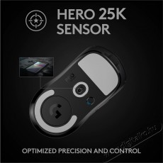 Logitech PRO X Superlight gamer egér - fekete Iroda és számítástechnika - Egér - Vezeték nélküli egér - 374176