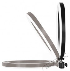 LogiLink AA0151 20cm fekete LED körlámpa okostelefonhoz Mobil / Kommunikáció / Smart - Mobiltelefon kiegészítő / tok - Tartó / rögzítő / állvány - 379631
