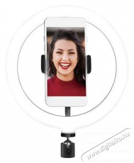 LogiLink AA0151 20cm fekete LED körlámpa okostelefonhoz Mobil / Kommunikáció / Smart - Mobiltelefon kiegészítő / tok - Tartó / rögzítő / állvány - 379631