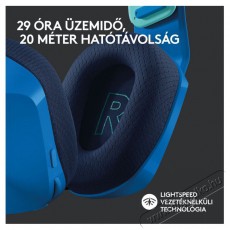 Logitech G733 Lightspeed Wireless RGB gamer headset - kék Audio-Video / Hifi / Multimédia - Fül és Fejhallgatók - Fejhallgató mikrofonnal / headset - 379642