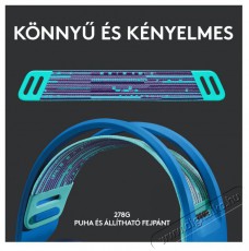 Logitech G733 Lightspeed Wireless RGB gamer headset - kék Audio-Video / Hifi / Multimédia - Fül és Fejhallgatók - Fejhallgató mikrofonnal / headset - 379642