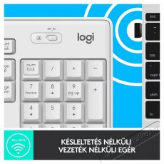 Logitech MK295 Silent HUN vezeték nélküli billentyűzet + egér - fehér Iroda és számítástechnika - Billentyűzet / billentyűzet szett - Vezetékes - 379652
