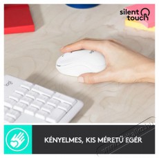 Logitech MK295 Silent HUN vezeték nélküli billentyűzet + egér - fehér Iroda és számítástechnika - Billentyűzet / billentyűzet szett - Vezetékes - 379652