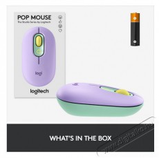 Logitech POP with emoji vezeték nélküli egér - mentazöld Iroda és számítástechnika - Egér - Vezeték nélküli egér - 379661