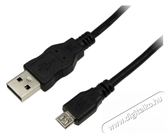 LogiLink CU0059 USB 2.0 A - Micro USB-B kábel 3m Mobil / Kommunikáció / Smart - Mobiltelefon kiegészítő / tok - Kábel / átalakító - 387677