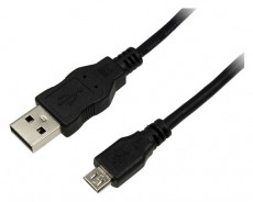 LogiLink CU0059 USB 2.0 A - Micro USB-B kábel 3m Mobil / Kommunikáció / Smart - Mobiltelefon kiegészítő / tok - Kábel / átalakító - 387677