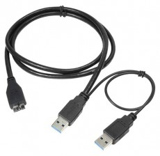 LogiLink CU0071 USB 3.0 Y tápkábel Iroda és számítástechnika - Számítógép tartozék - Táp kábel - 387665