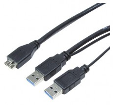 LogiLink CU0071 USB 3.0 Y tápkábel Iroda és számítástechnika - Számítógép tartozék - Táp kábel - 387665