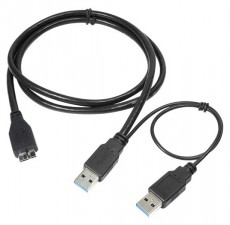 LogiLink CU0071 USB 3.0 Y tápkábel Iroda és számítástechnika - Számítógép tartozék - Táp kábel - 387665