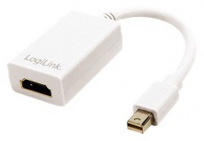 LogiLink CV0036A fehér mini DisplayPort apa > HDMI anya Tv kiegészítők - Kábel / csatlakozó - Mini Hdmi kábel - 387510