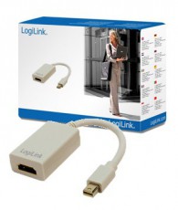 LogiLink CV0036A fehér mini DisplayPort apa > HDMI anya Tv kiegészítők - Kábel / csatlakozó - Mini Hdmi kábel - 387510