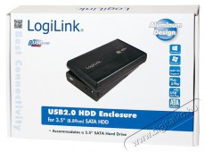 LogiLink UA0082 3,5" Extern. Encl USB 2.0/SATA black,ALU merevlemez ház Iroda és számítástechnika - Adattároló / merevlemez - Kiegészítő - 386151