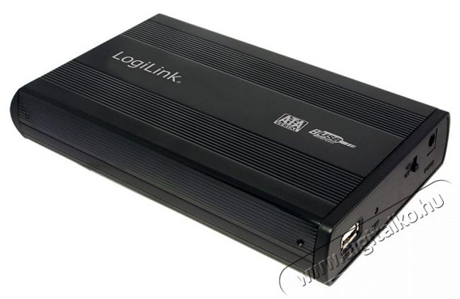 LogiLink UA0082 3,5" Extern. Encl USB 2.0/SATA black,ALU merevlemez ház Iroda és számítástechnika - Adattároló / merevlemez - Kiegészítő - 386151