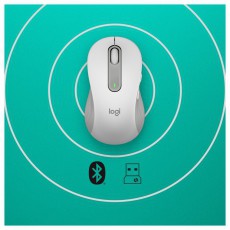 Logitech M650 Signature L balos vezeték nélküli piszkosfehér egér Iroda és számítástechnika - Egér - Vezeték nélküli egér - 396063