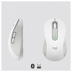 Logitech M650 Signature L balos vezeték nélküli piszkosfehér egér Iroda és számítástechnika - Egér - Vezeték nélküli egér - 396063