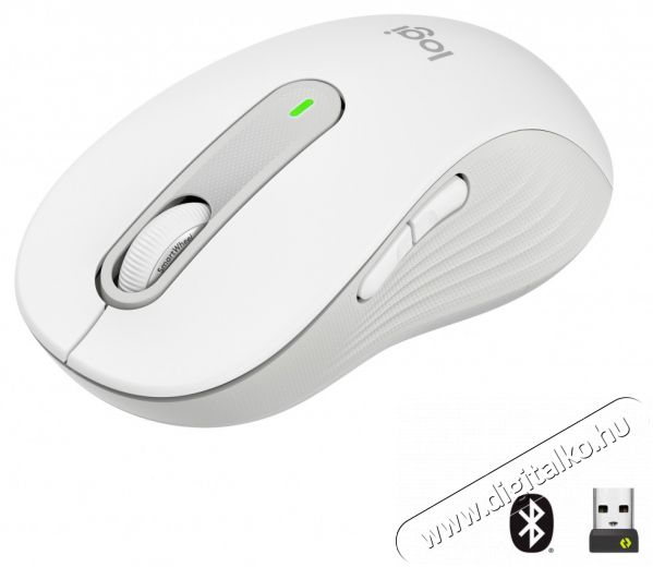 Logitech M650 Signature L vezeték nélküli piszkosfehér egér Iroda és számítástechnika - Egér - Vezeték nélküli egér - 396066