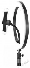 LogiLink AA0152 25cm fekete LED körlámpa okostelefonhoz Mobil / Kommunikáció / Smart - Mobiltelefon kiegészítő / tok - Kiegészítő - 386019