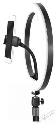 LogiLink AA0152 25cm fekete LED körlámpa okostelefonhoz Mobil / Kommunikáció / Smart - Mobiltelefon kiegészítő / tok - Kiegészítő - 386019