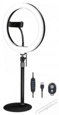 LogiLink AA0152 25cm fekete LED körlámpa okostelefonhoz Mobil / Kommunikáció / Smart - Mobiltelefon kiegészítő / tok - Kiegészítő - 386019