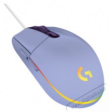 Logitech G102 Lightsync lila gamer egér Iroda és számítástechnika - Egér - Vezetékes egér - 385205