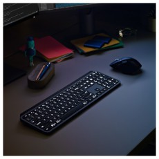 Logitech MX Keys vezeték nélküli billentyűzet háttérvilágítással, US layout (920-009415) Iroda és számítástechnika - Billentyűzet / billentyűzet szett - Vezeték nélküli - 400295