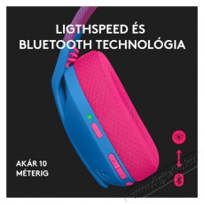 Logitech G435 Lightspeed Wireless kék gamer headset Audio-Video / Hifi / Multimédia - Fül és Fejhallgatók - Fejhallgató mikrofonnal / headset - 384917