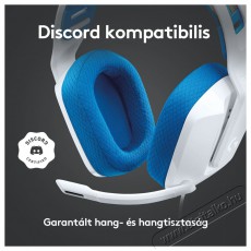 Logitech G335 fehér gamer headset Audio-Video / Hifi / Multimédia - Fül és Fejhallgatók - Fejhallgató mikrofonnal / headset - 384924