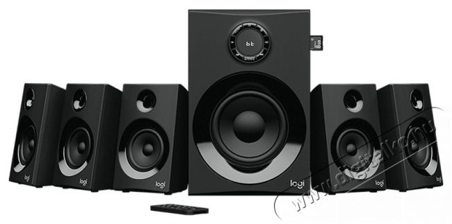 Logitech Z607 jack 5.1 160W Bluetooth FM fekete hangszóró Audio-Video / Hifi / Multimédia - Hangfal - Hangfalszett - Vezeték nélküli egység - 410097