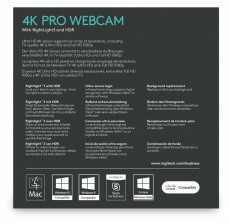 Logitech Brio Ultra HD Pro webkamera Iroda és számítástechnika - Webkamera - 428542