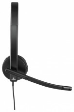 Logitech H570e USB fekete headset Audio-Video / Hifi / Multimédia - Fül és Fejhallgatók - Fejhallgató mikrofonnal / headset - 428293