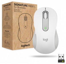 Logitech M650 Signature for Business vezeték nélküli piszkosfehér egér Iroda és számítástechnika - Egér - Vezeték nélküli egér - 431777