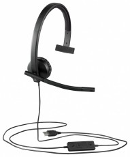 Logitech H570e USB fekete mono headset Mobil / Kommunikáció / Smart - Mobiltelefon kiegészítő / tok - Headset - 434585