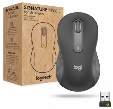 Logitech M650 Signature for Business vezeték nélküli grafitszürke egér Iroda és számítástechnika - Egér - Vezeték nélküli egér - 434110